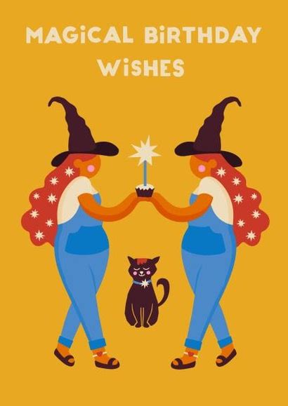 Witchy birthday greetings